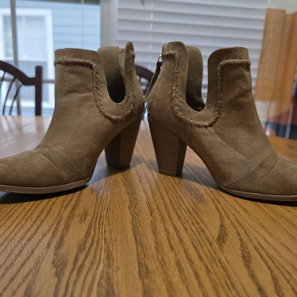 Tan Women's Ankle Boots - Picture 2 of 4